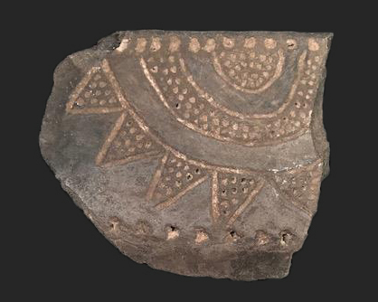 piece of intricate pottery
